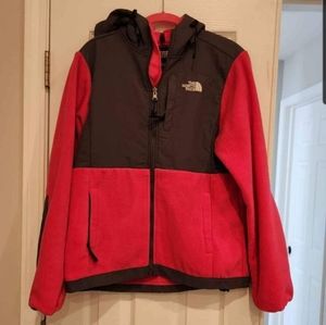 Womens large northface hooded denali